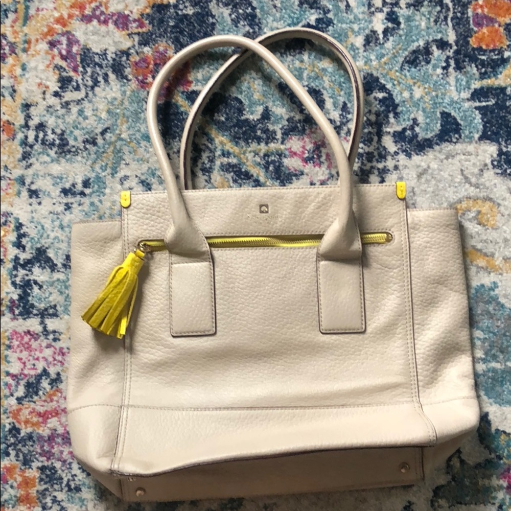 Kate Spade Large Satchel - Stone